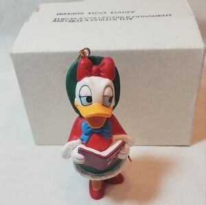 Daisy Duck Singing Vintage Disney Christmas Collectible Ornament Carols #004909